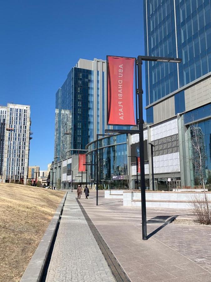Квартира С Видом На Abu Dhabi Plaza Astana Buitenkant foto